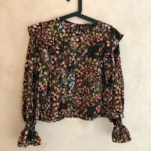 Zara floral top
